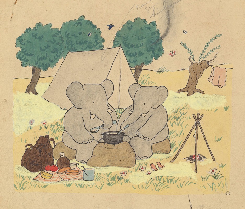 Jean de Brunhoff - Le voyage de Babar Pl.05