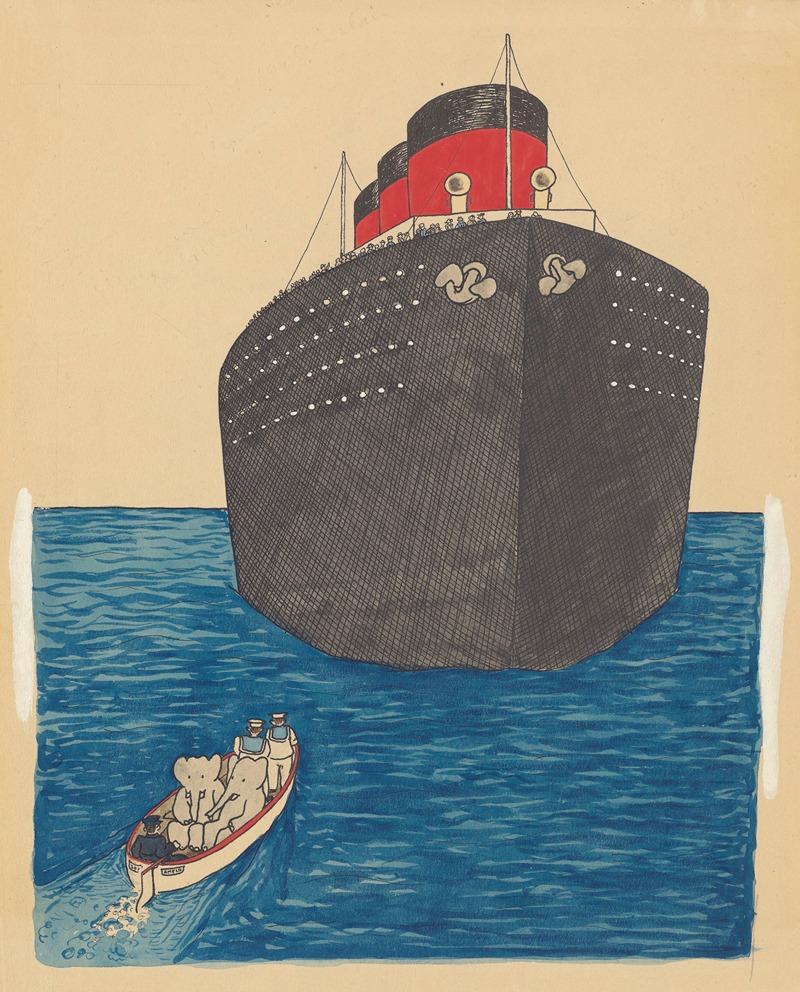 Jean de Brunhoff - Le voyage de Babar Pl.09