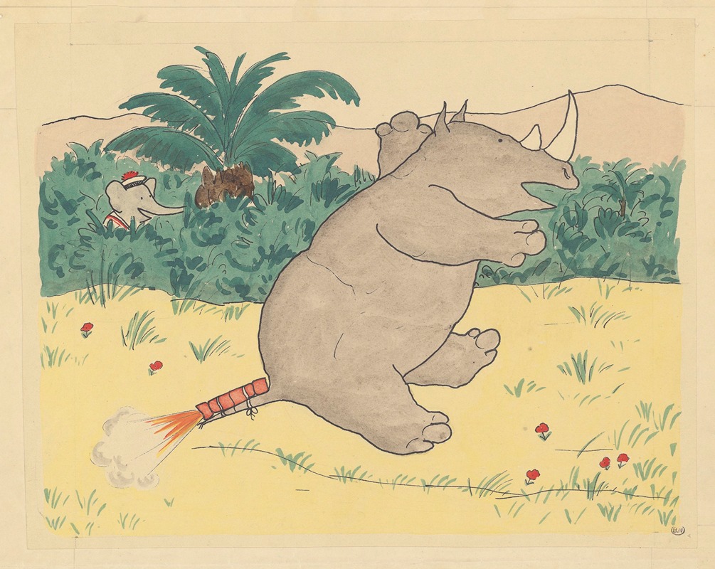 Jean de Brunhoff - Le voyage de Babar Pl.12