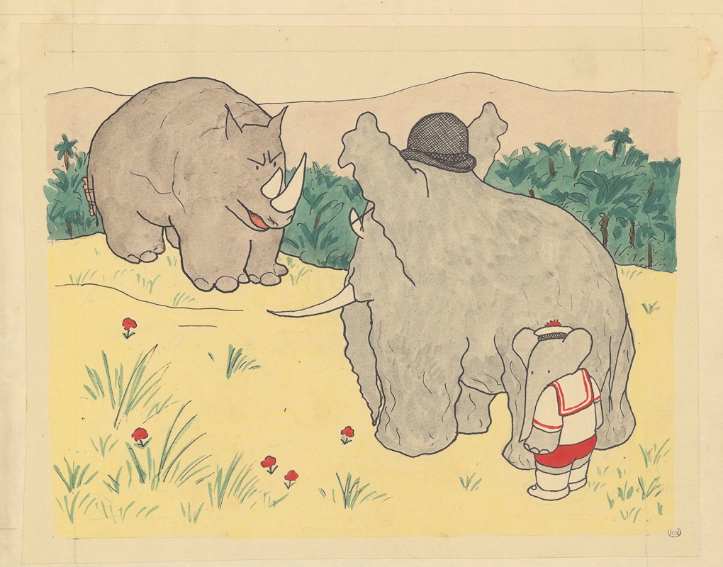 Jean de Brunhoff - Le voyage de Babar Pl.13