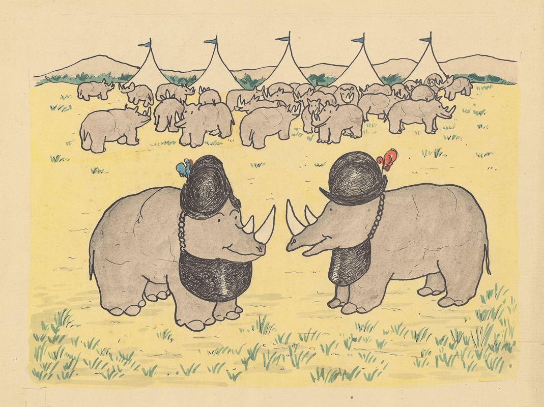 Jean de Brunhoff - Le voyage de Babar Pl.19