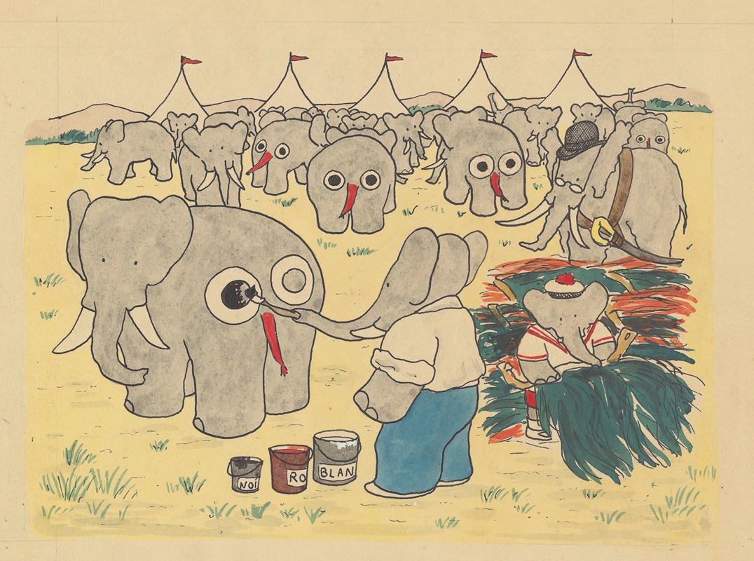 Jean de Brunhoff - Le voyage de Babar Pl.20