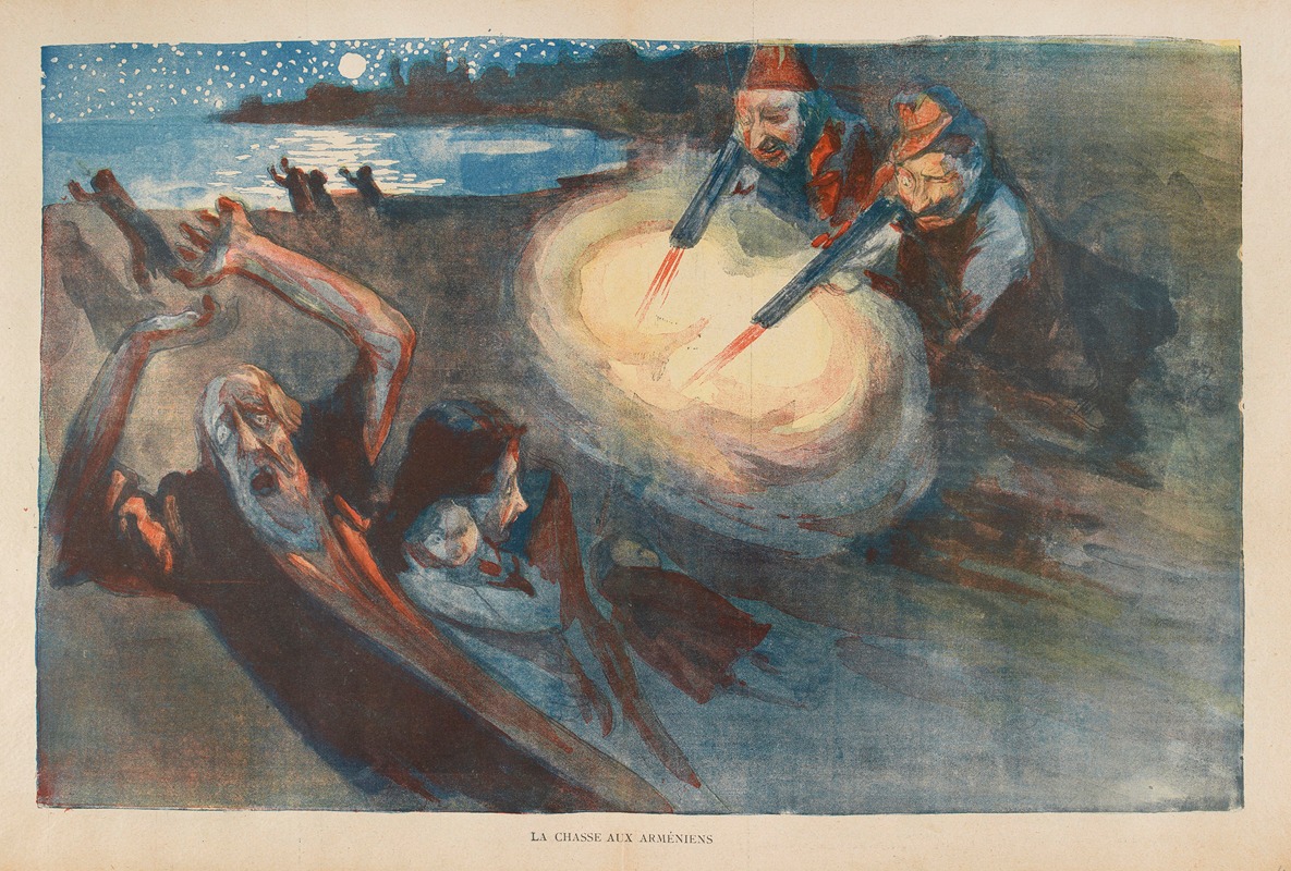 Jean Veber - La Chasse aux Arméniens