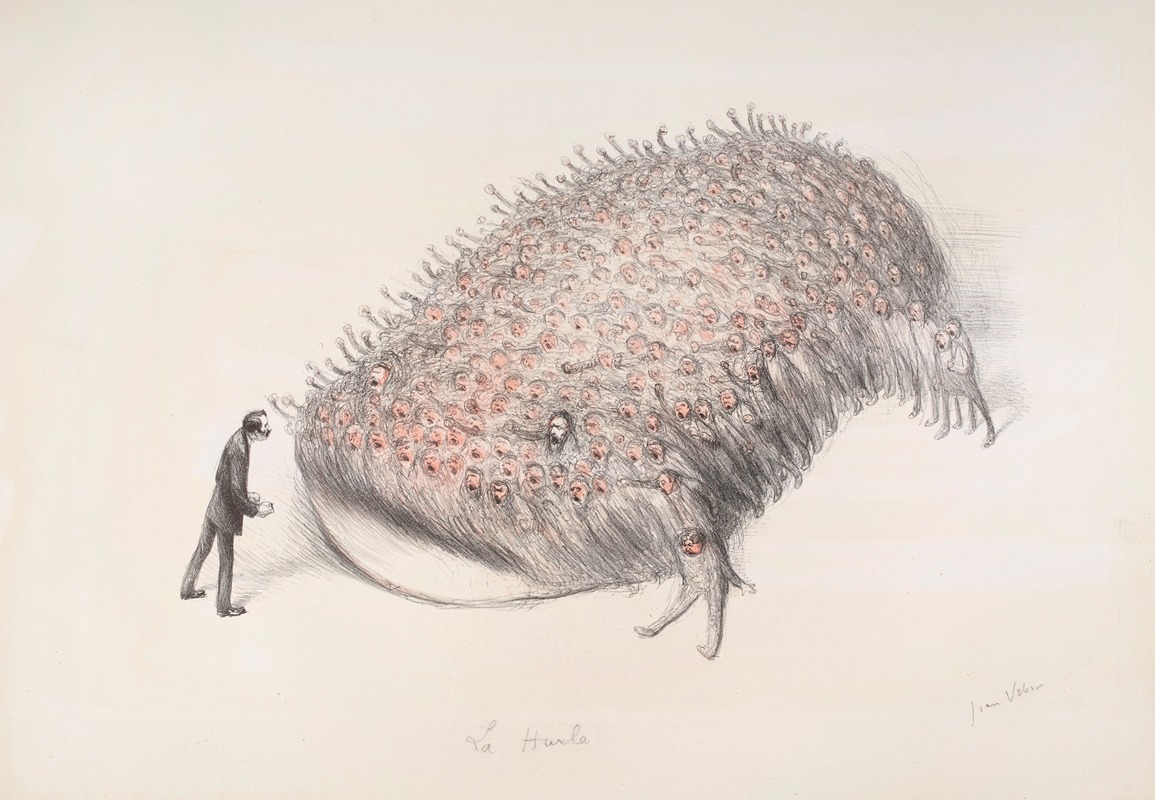 Jean Veber - La Hurle