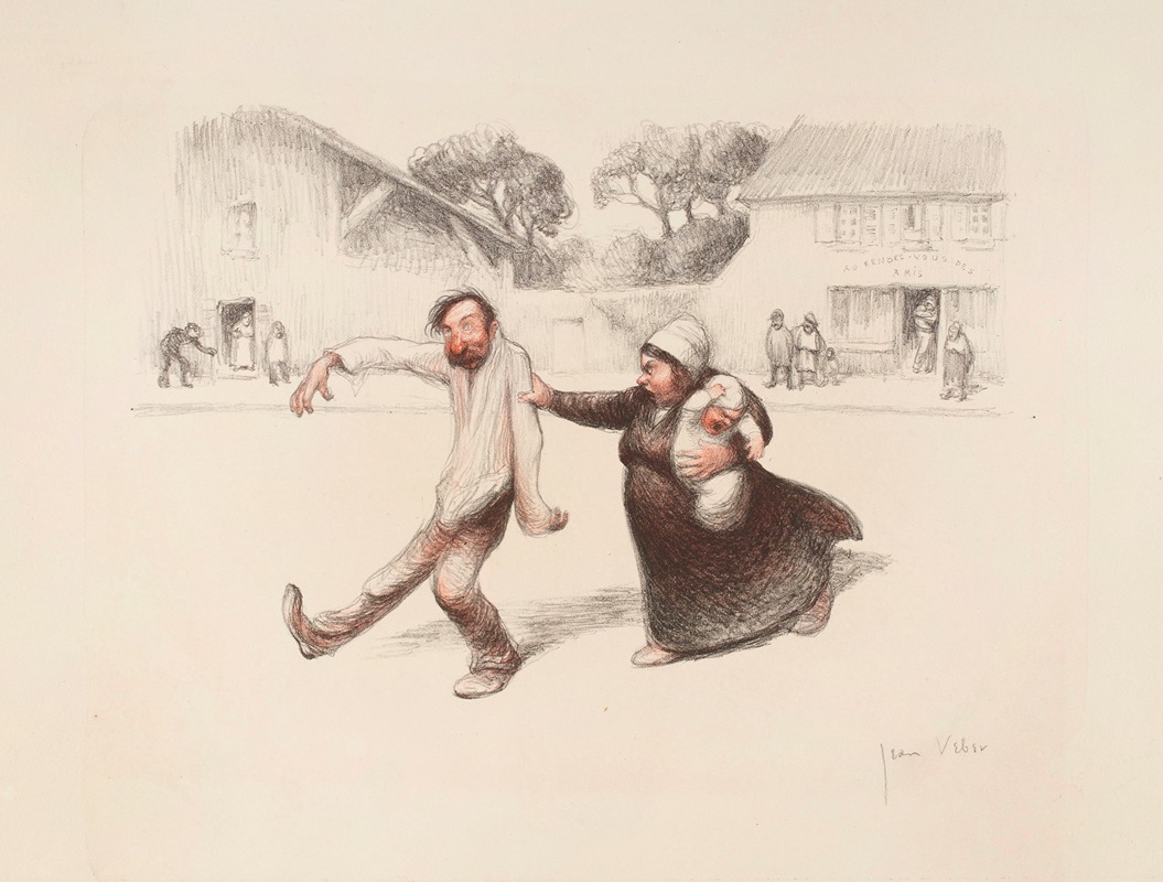 Jean Veber - Le Retour au logis