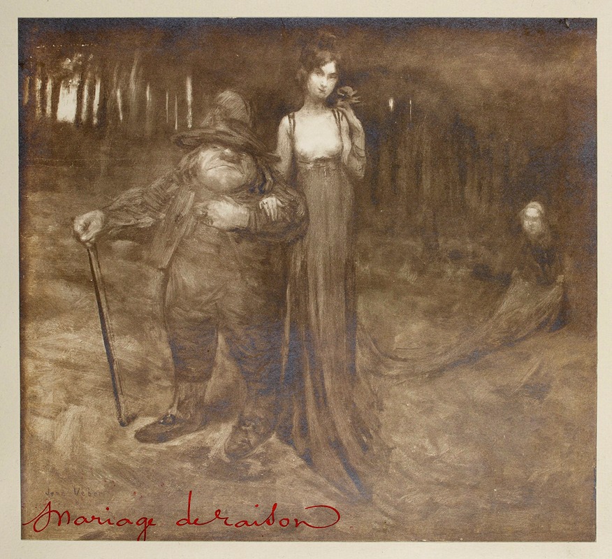Jean Veber - Mariage de raison