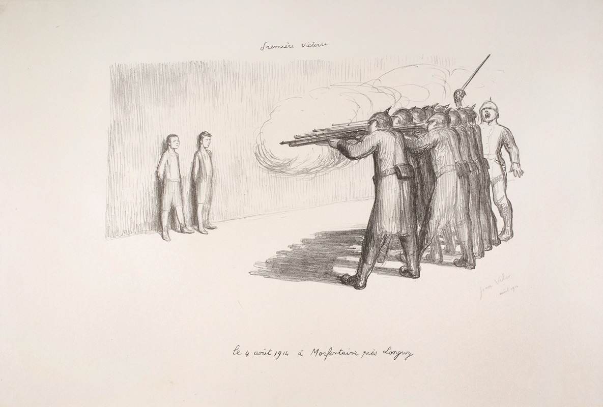 Jean Veber - Première victoire – le 4 août à Morfontaine près de Longwy