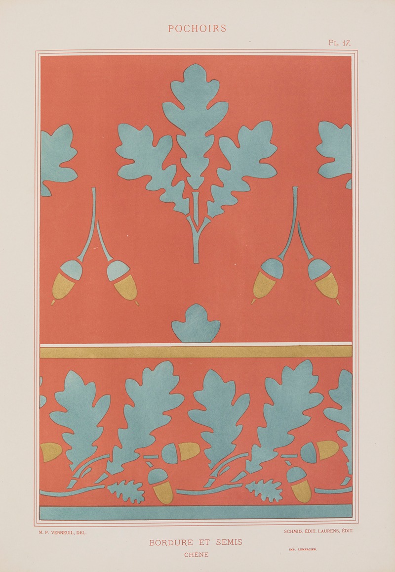 Maurice Pillard Verneuil - Bordure et semis, Chêne