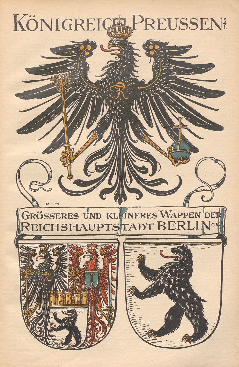 Otto Hupp - Die Wappen und Siegel der deutschen Stadte, Flecken und Dorfer Pl.04