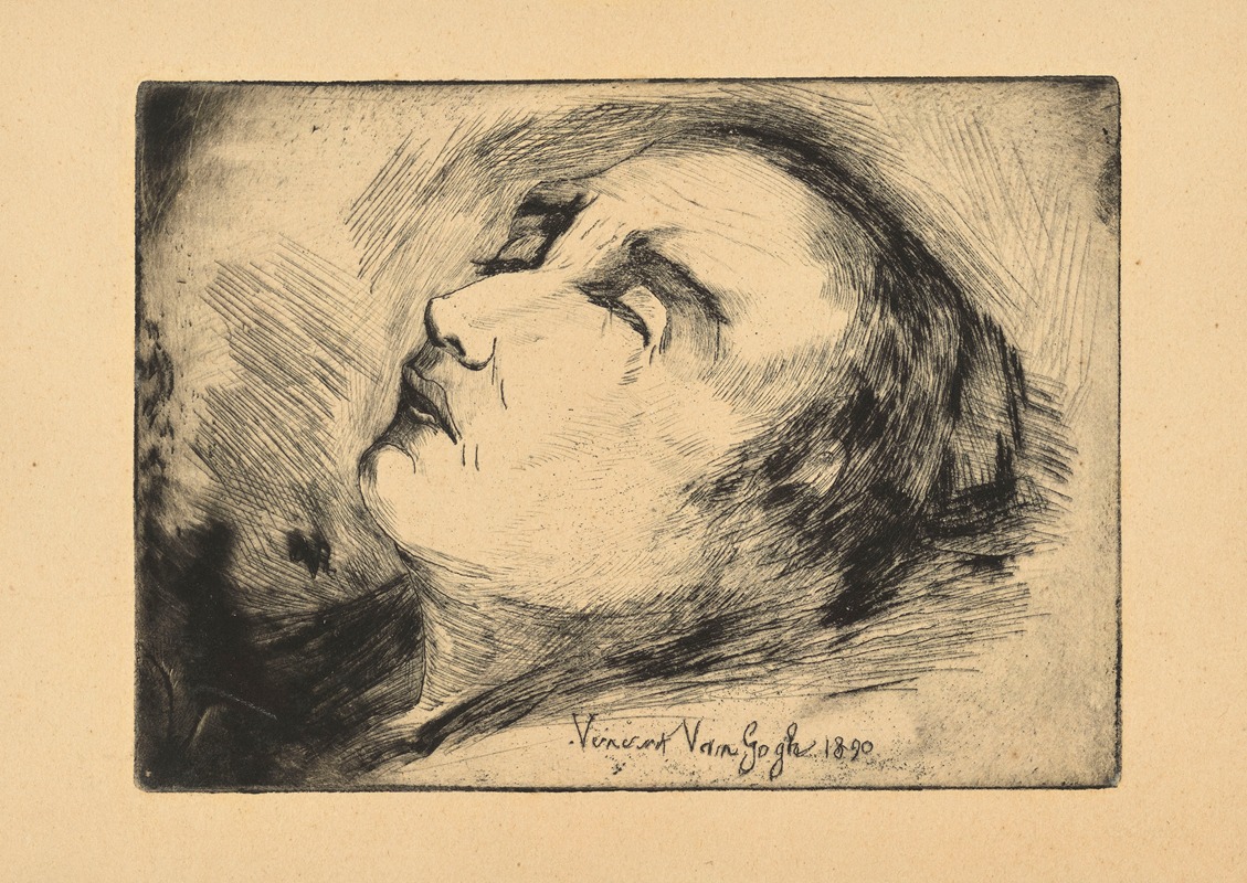 Paul Gachet - Vincent Van Gogh sur son lit de mort.