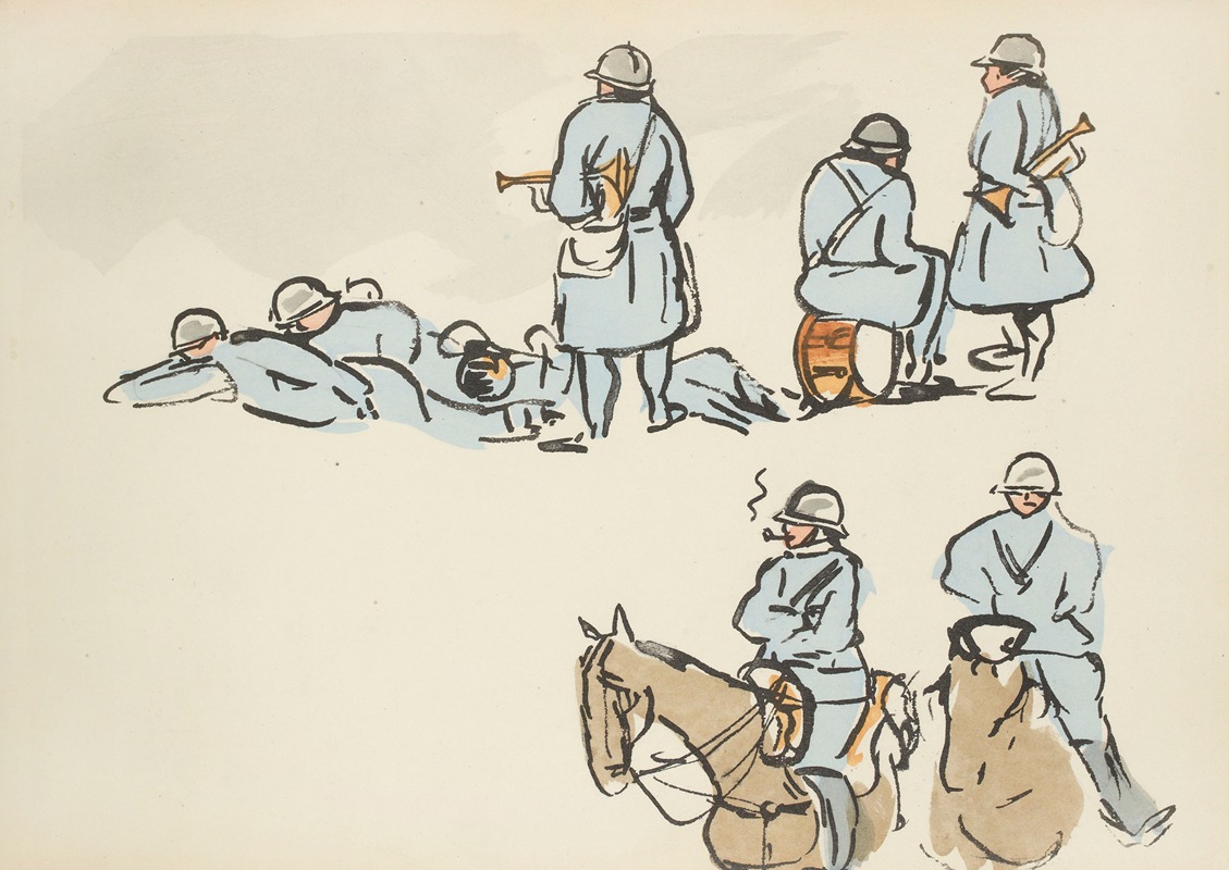 Paul Goute - 14 juillet 1919, Place de l’Etoile