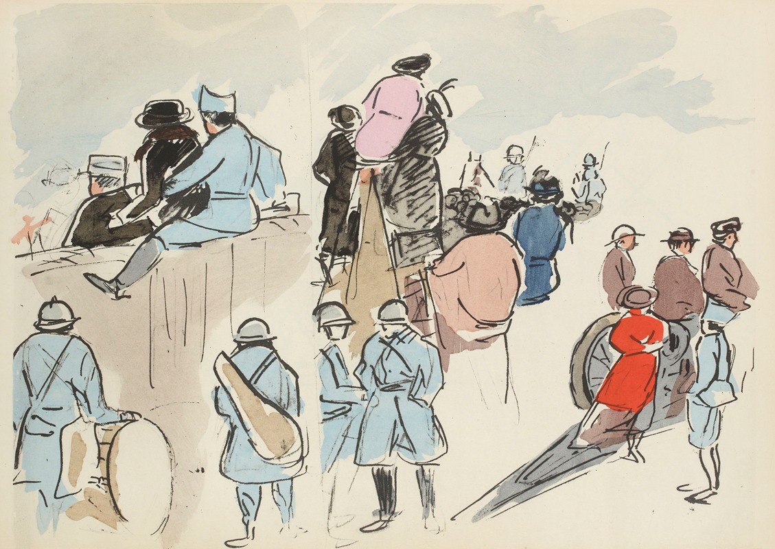Paul Goute - 14 juillet 1919, Place de l’Etoile