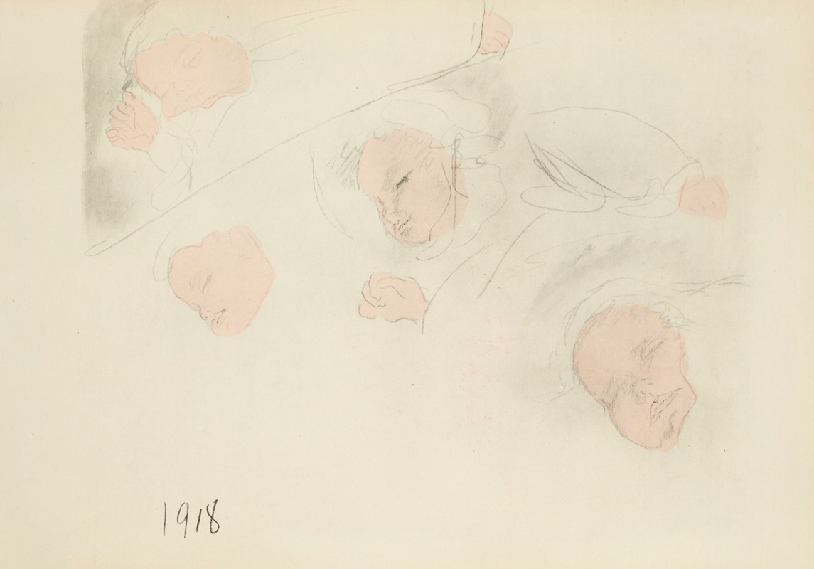 Paul Goute - 1918 Renée à quelques mois