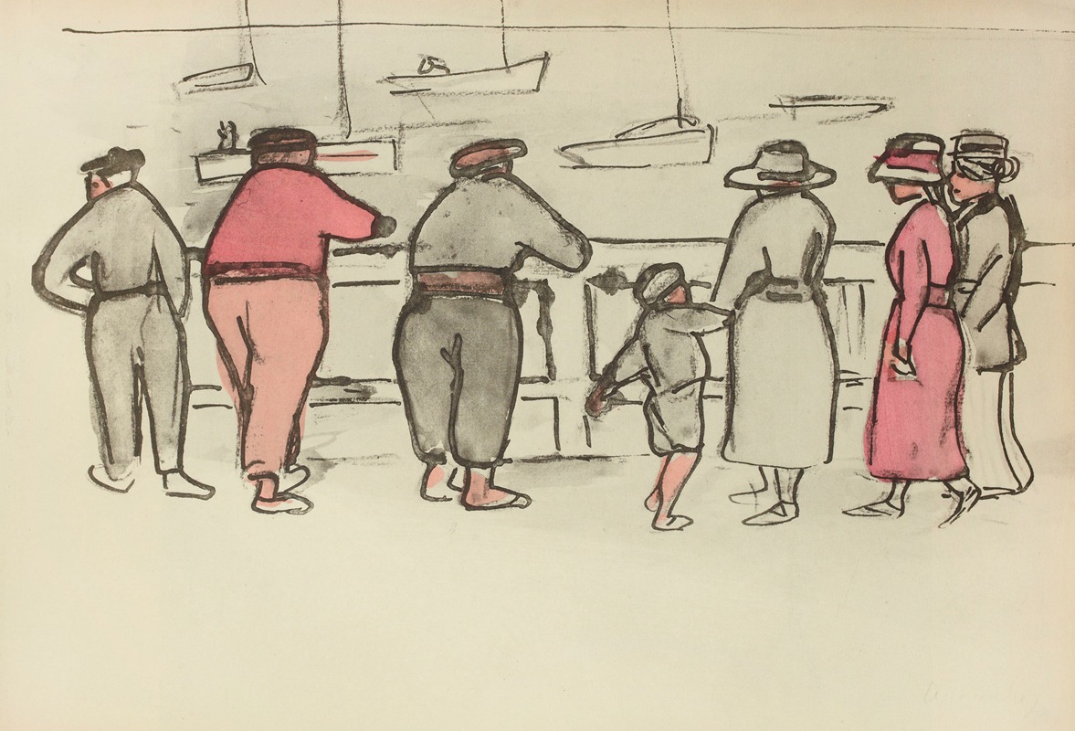 Paul Goute - Arcachon quai