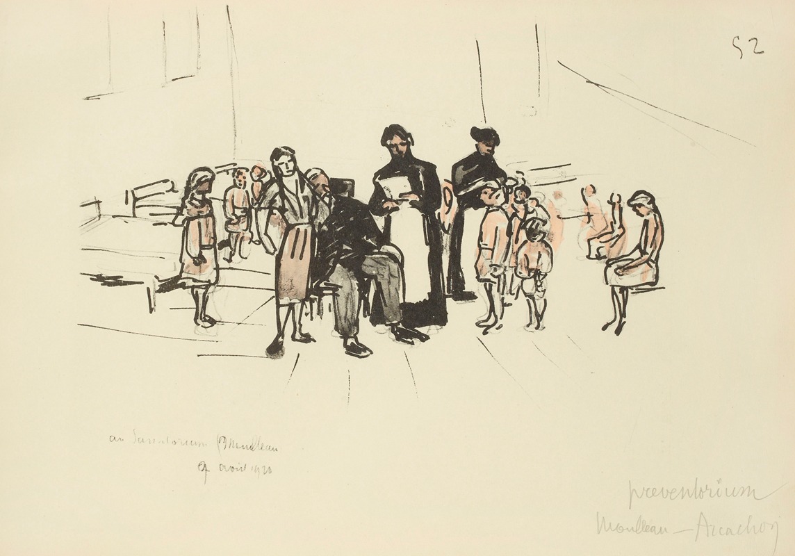 Paul Goute - Au sanatorium Moulleau Arcachon