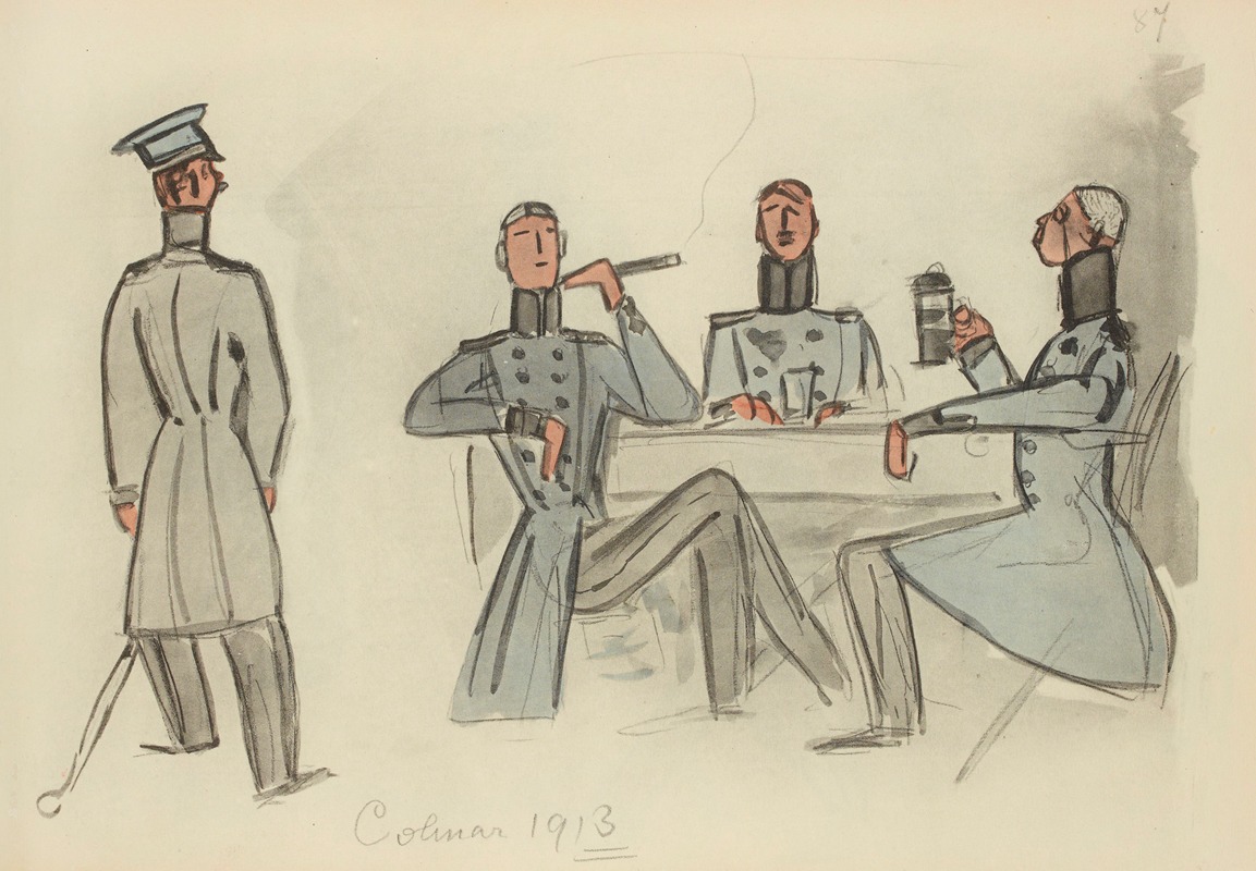Paul Goute - Colmar, 1913.