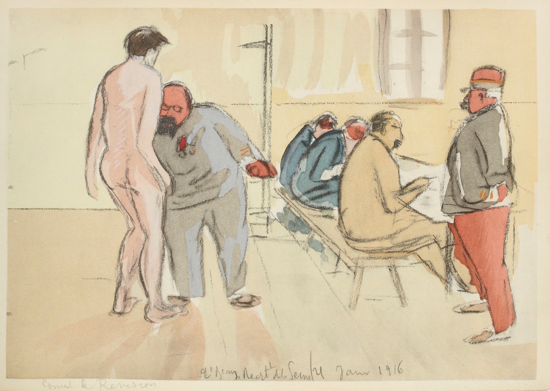 Paul Goute - Conseil de révision, 21 janvier 1916