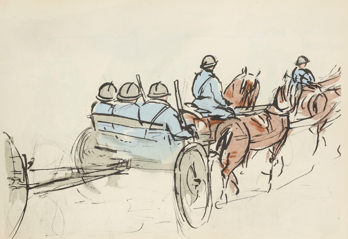 Paul Goute - Défilé du 14 juillet 1919