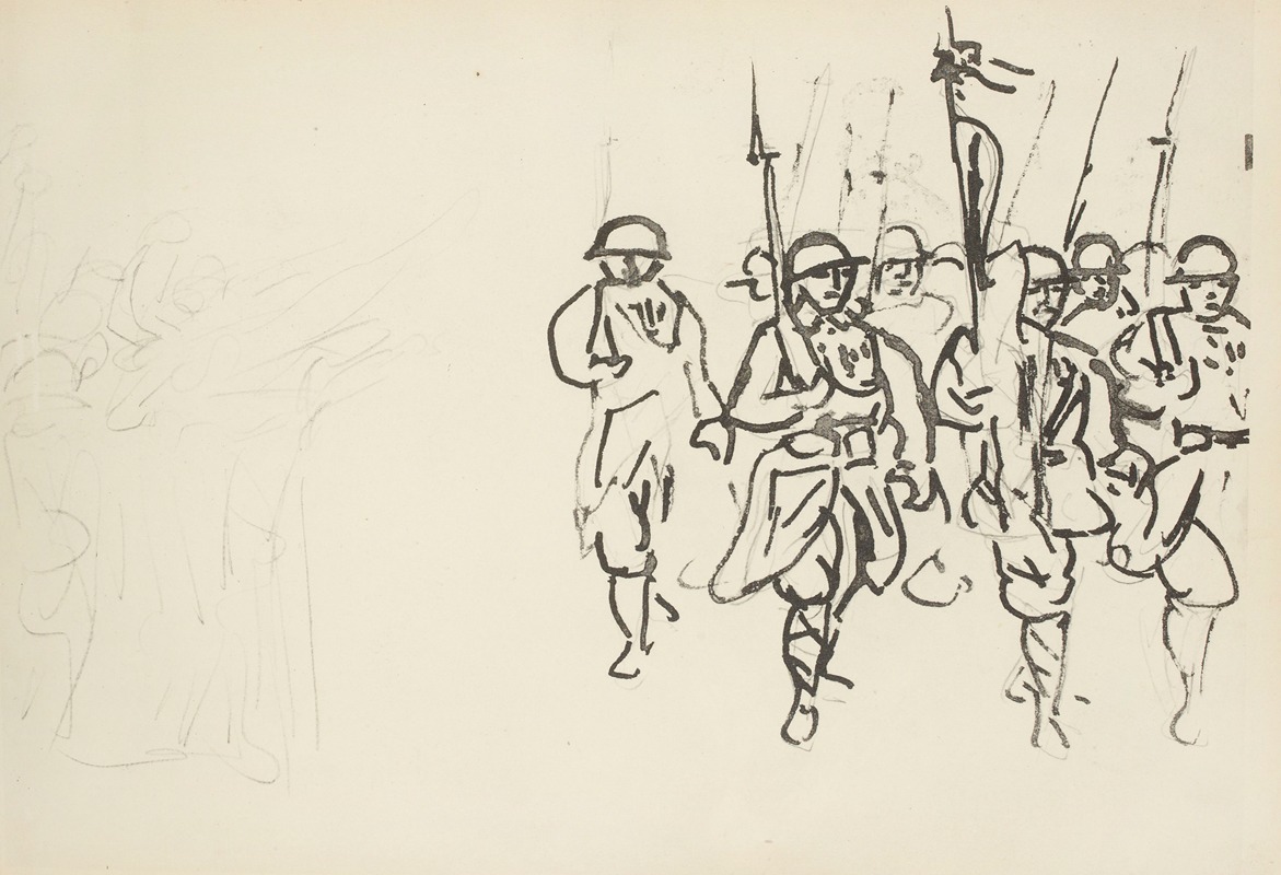 Paul Goute - Défilé du 14 juillet 1919