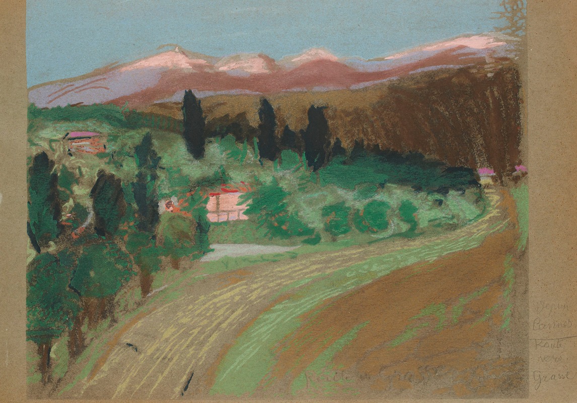 Paul Goute - Depuis Cannes, route vers Grasse