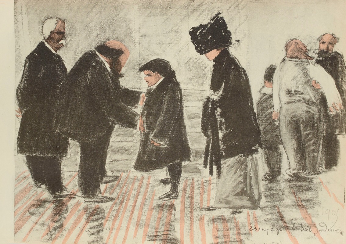 Paul Goute - Essayage à la Belle Jardinière 1905