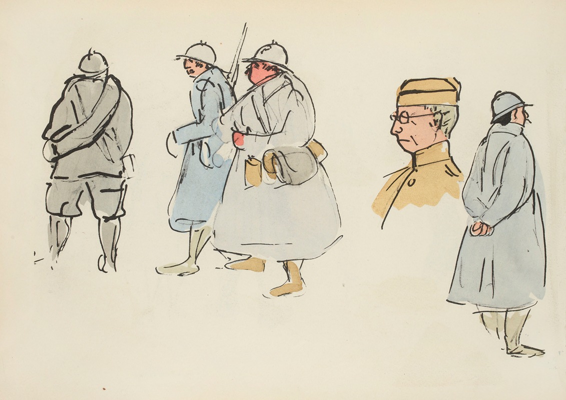 Paul Goute - Figures de militaires