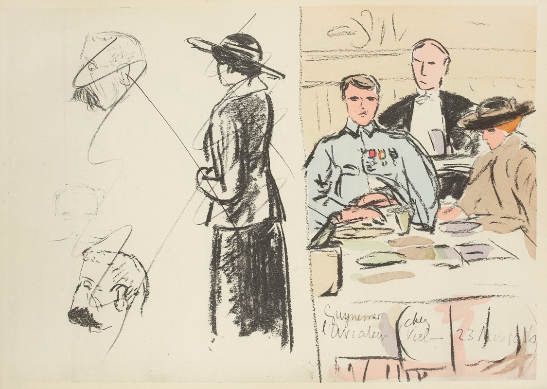 Paul Goute - Guynemer l’aviateur chez Viel, 23 mars 1916