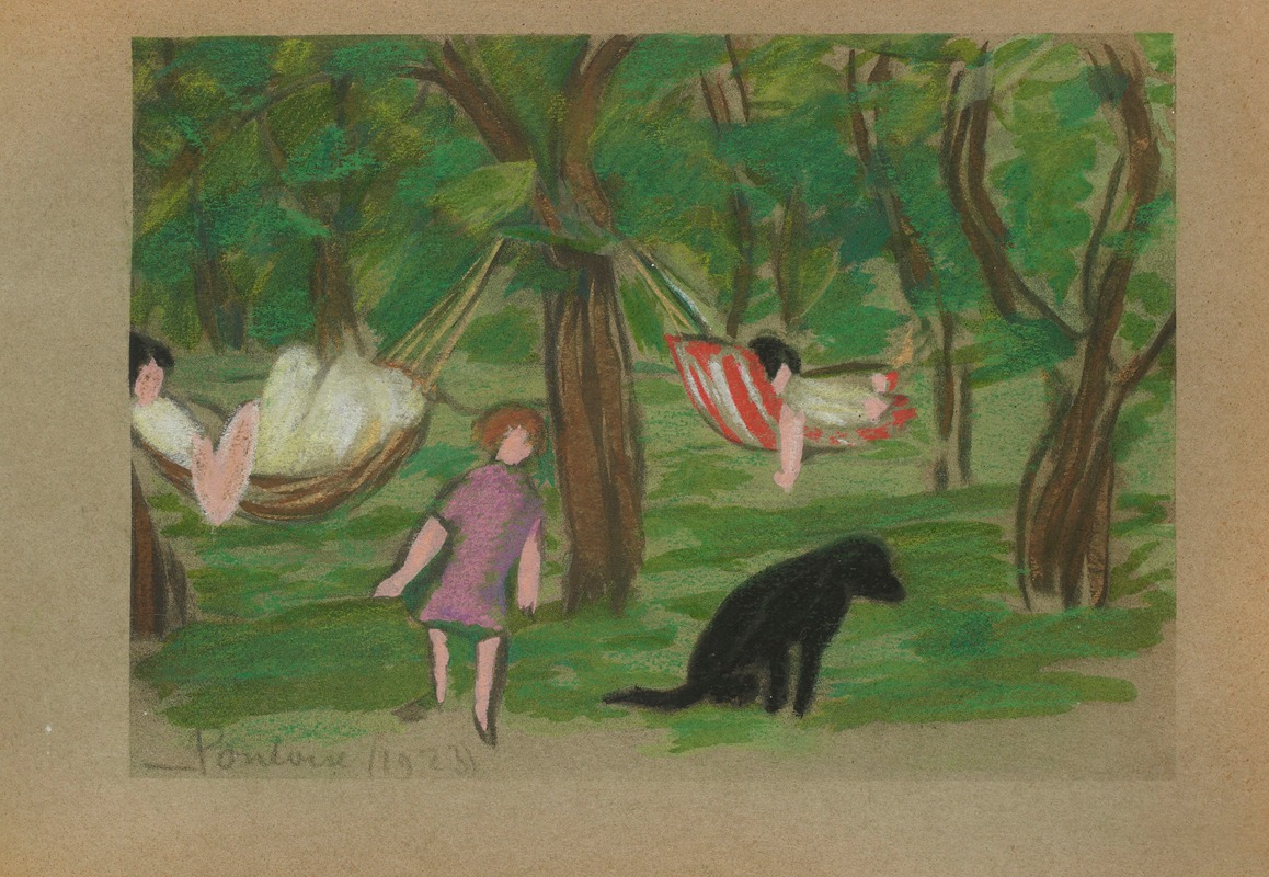 Paul Goute - Jardin de Pontoise (1923)