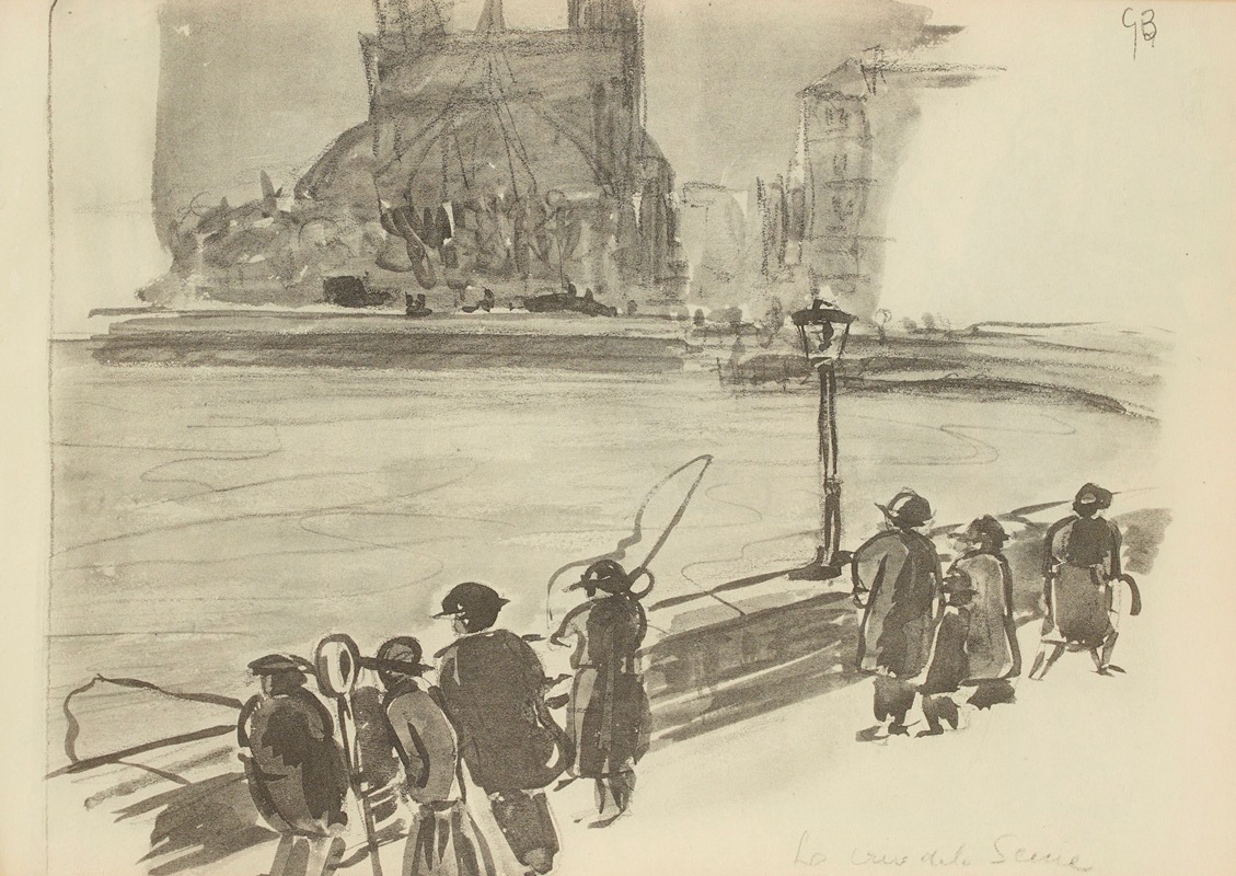 Paul Goute - La crue de la Seine