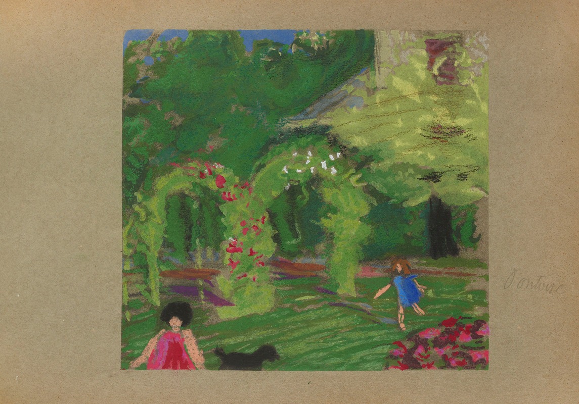 Paul Goute - Le jardin de Pontoise