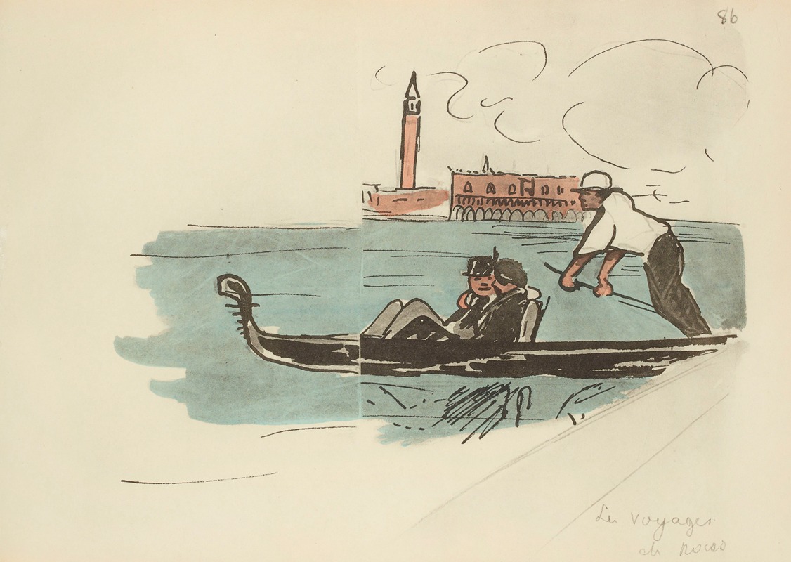 Paul Goute - Le voyage de noces Venise