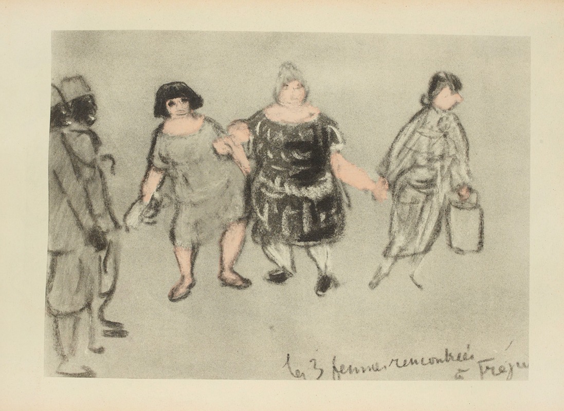 Paul Goute - Les trois femmes rencontrées à Fréjus