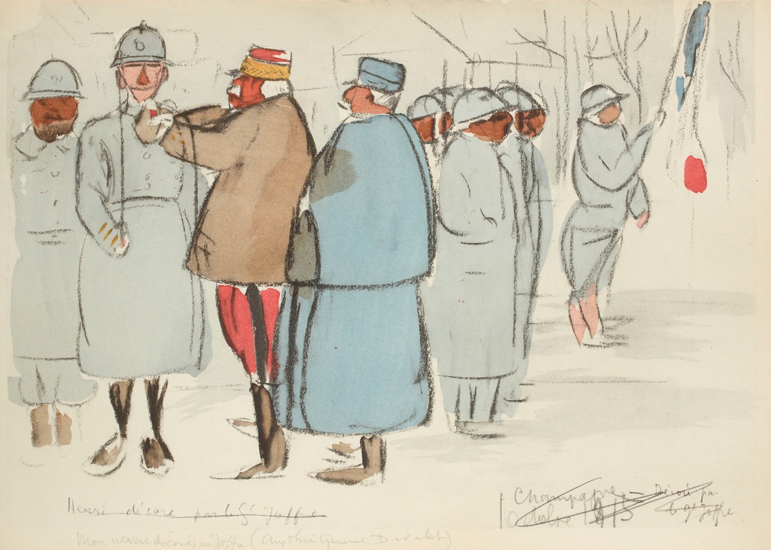 Paul Goute - Mon neveu décoré par Joffre, octobre 1915