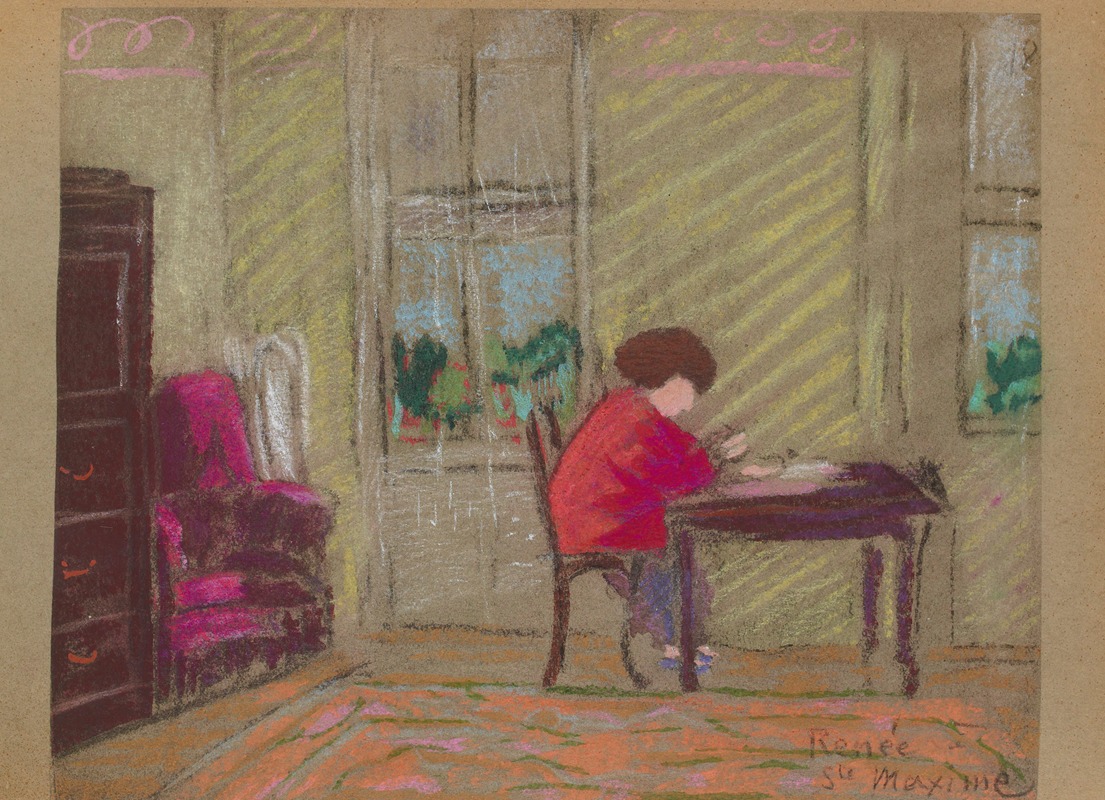 Paul Goute - Renée à Sainte Maxime