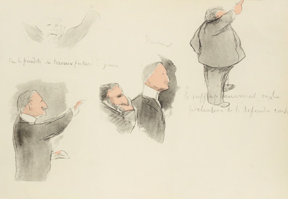 Paul Goute - Réunion salle Wagram pour la représentation proportionnelle (1909).