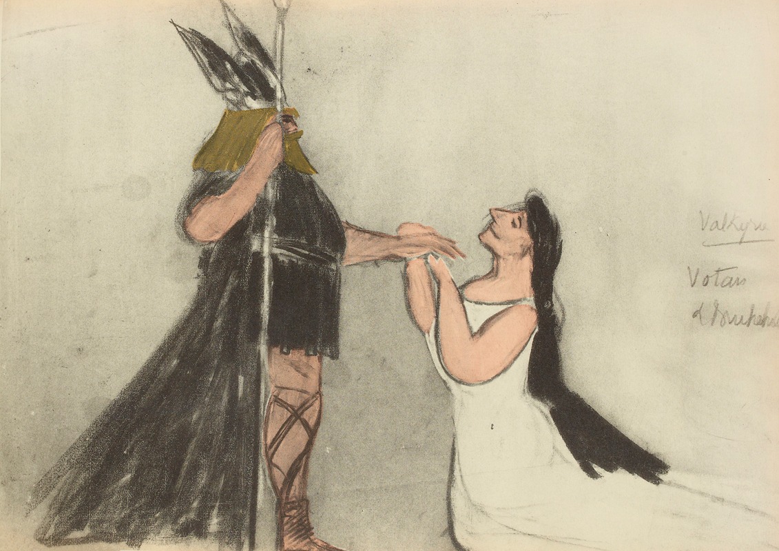 Paul Goute - Walkyrie, Wotan et Brünhild