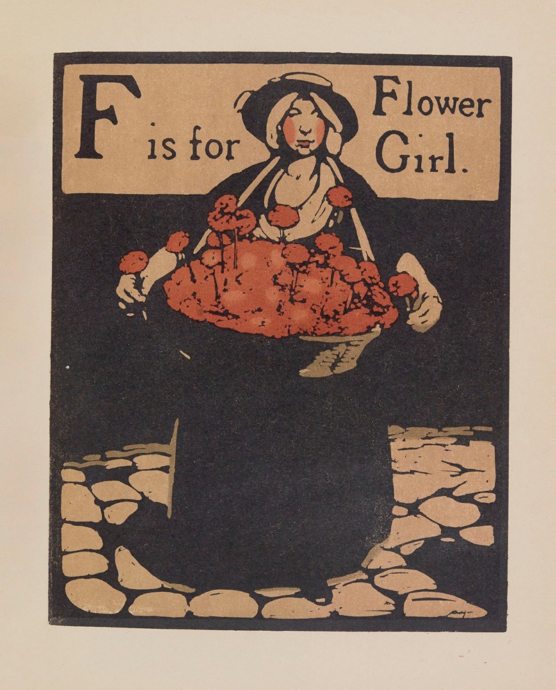 William Nicholson - F is for Flower Girl