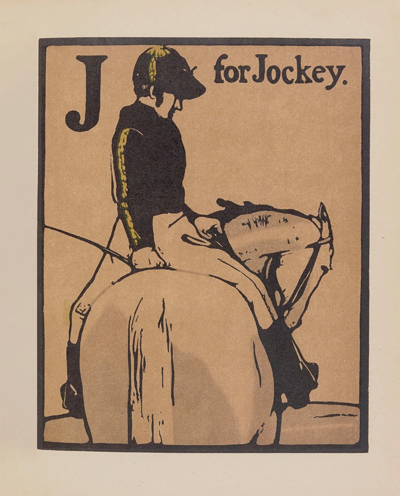 William Nicholson - J for Jockey