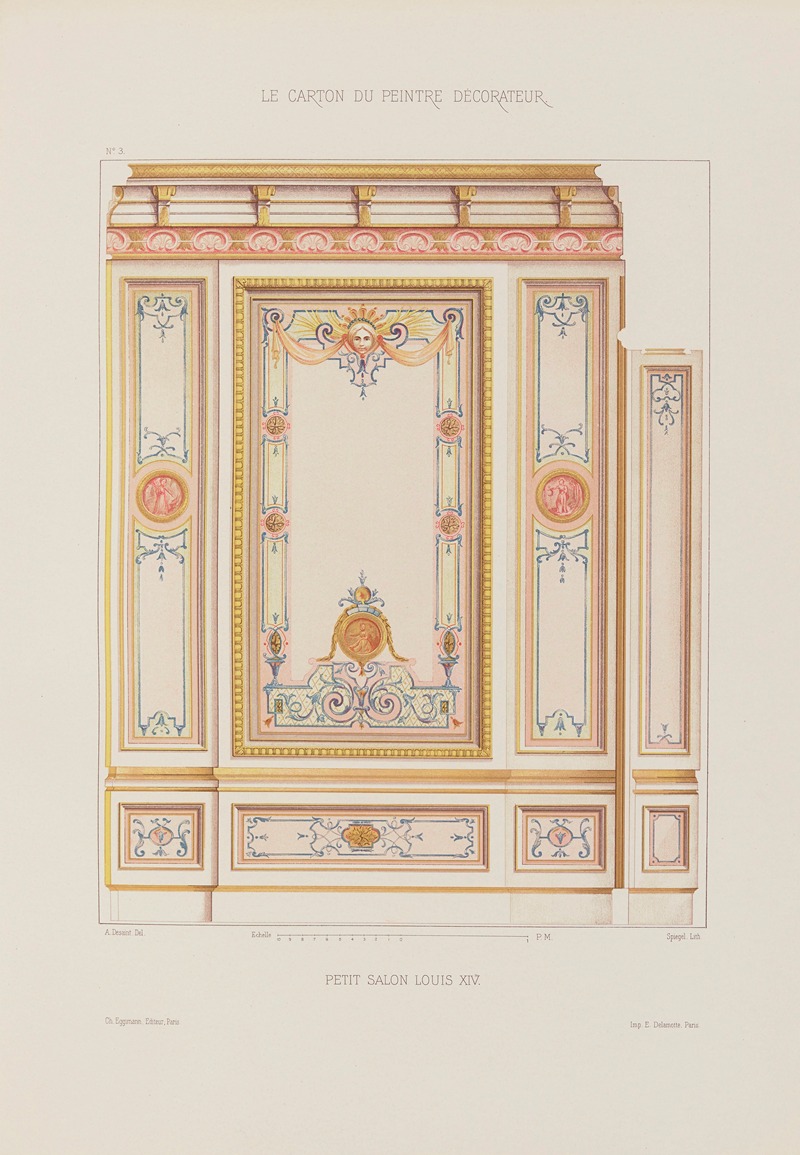 A. Desaint - Petit salon Louis XIV