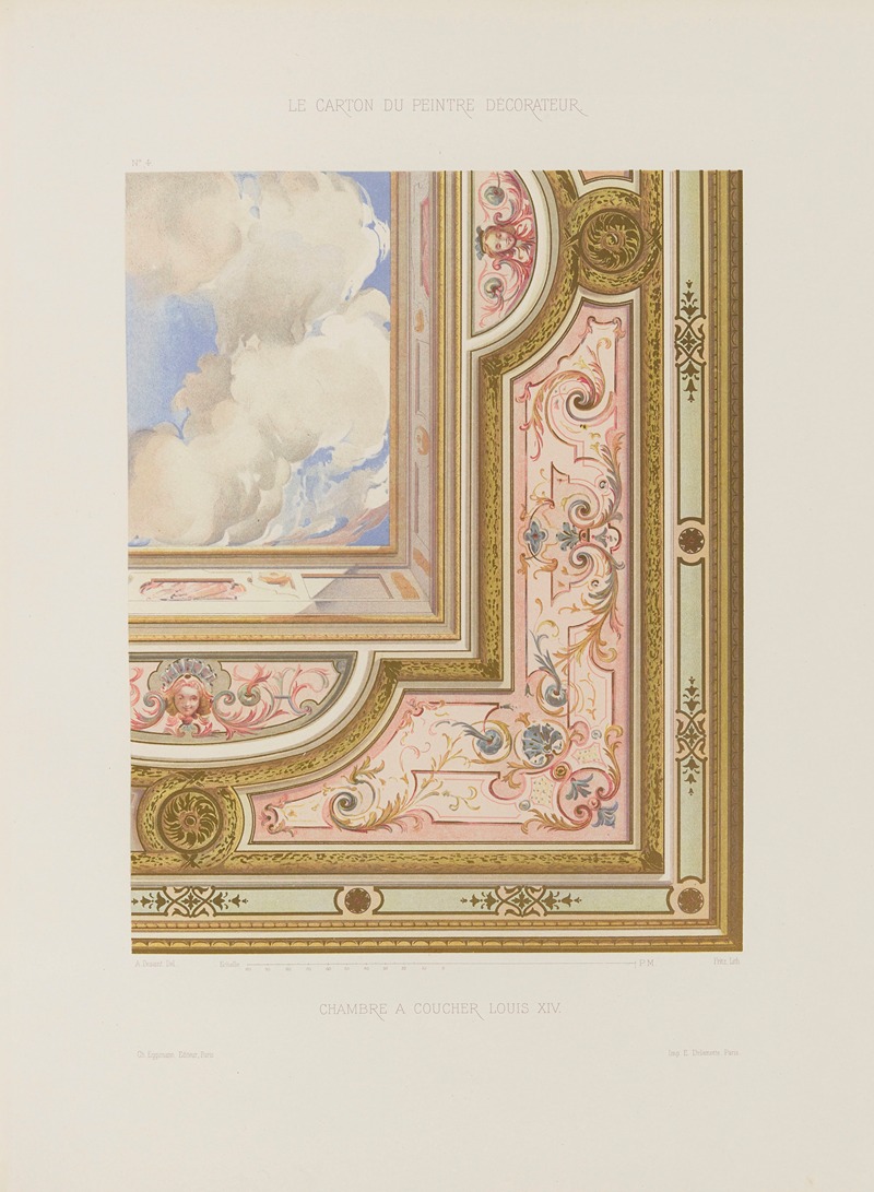 A. Desaint - Chambre à coucher Louis XIV