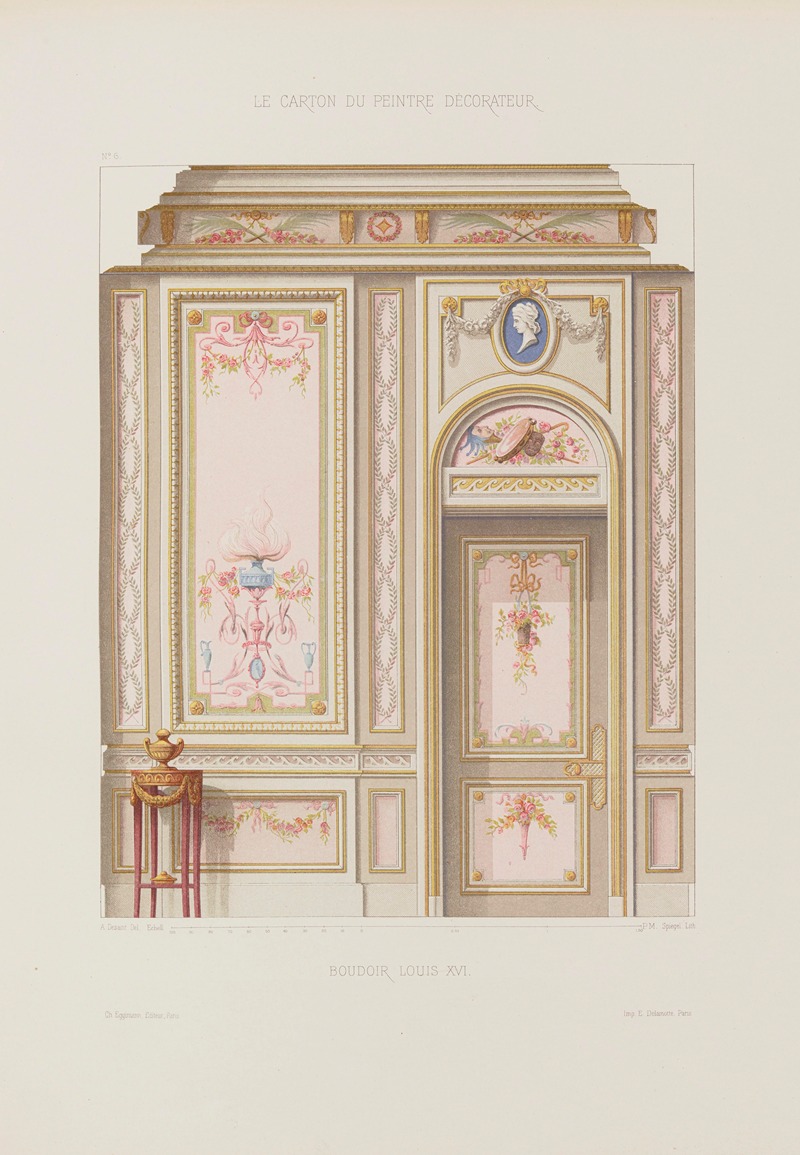 A. Desaint - Boudoir Louis XVI
