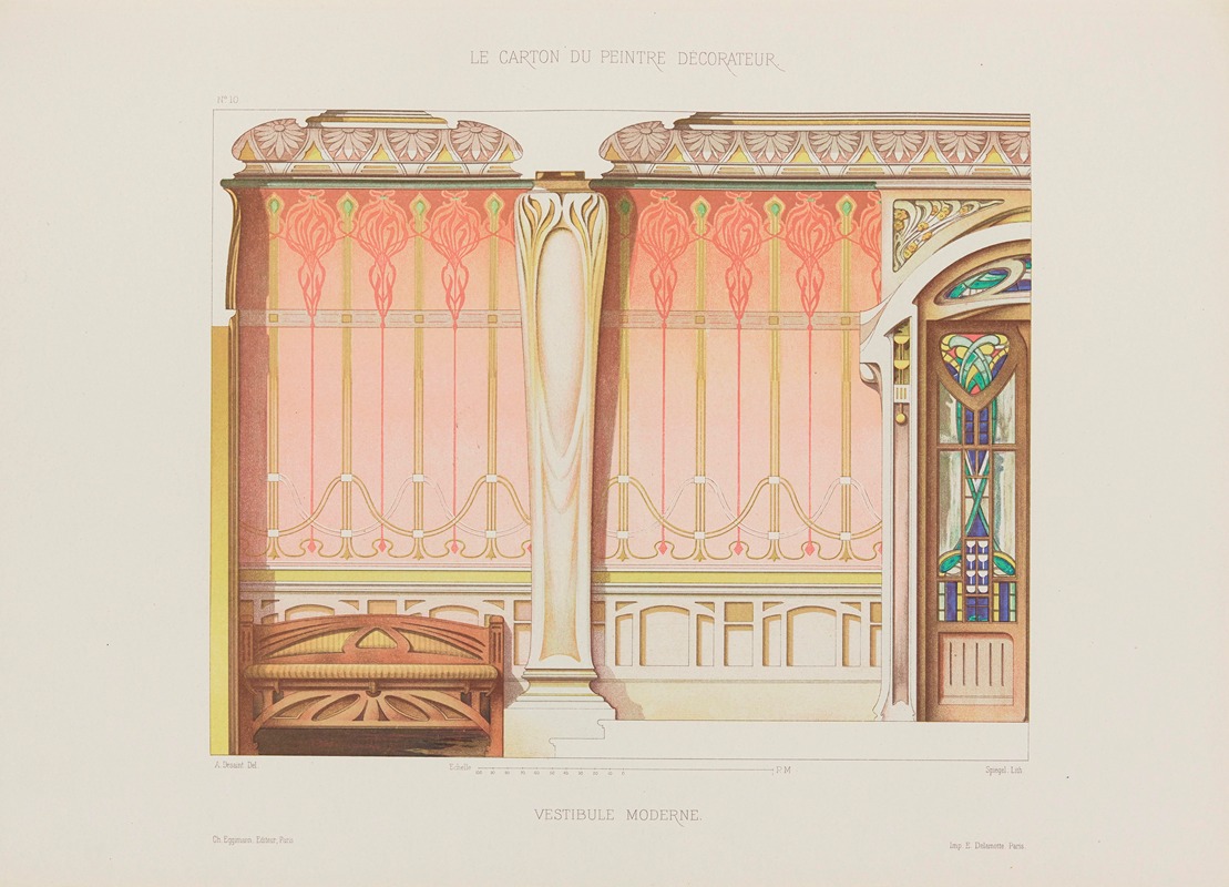 A. Desaint - Vestibule moderne
