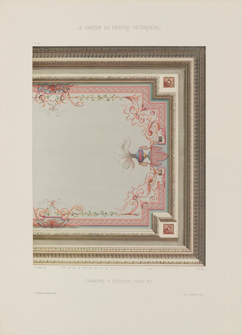 A. Desaint - Chambre à coucher Louis XVI