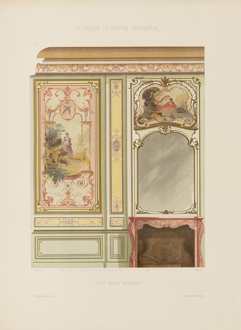 A. Desaint - Petit salon Régence