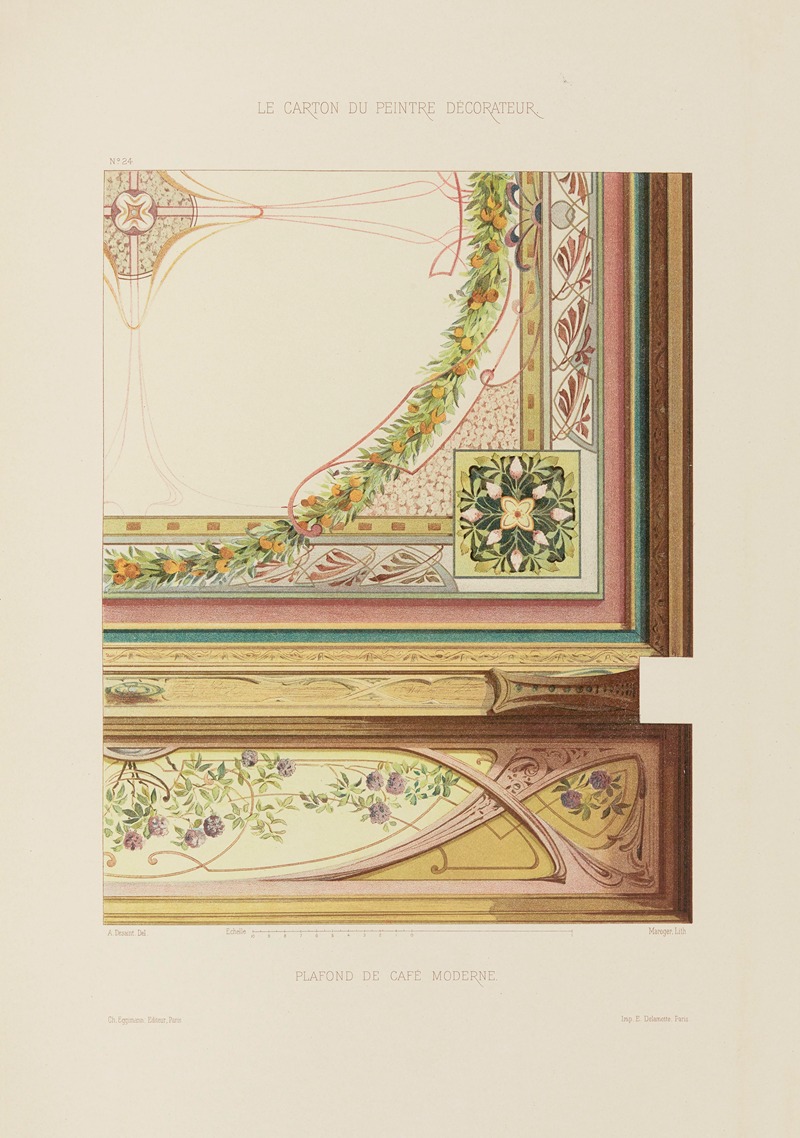 A. Desaint - Plafond de café moderne