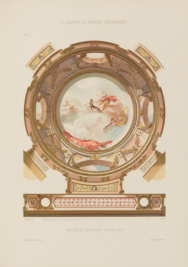 A. Desaint - Galerie rotonde Louis XIV