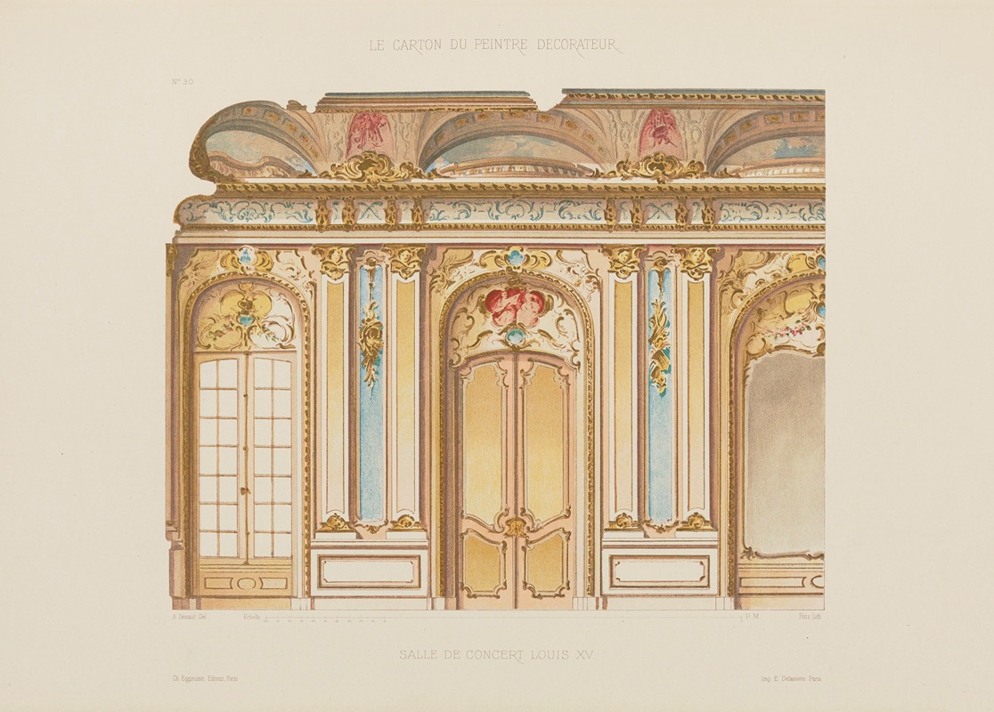 A. Desaint - Salle de concert Louis XV