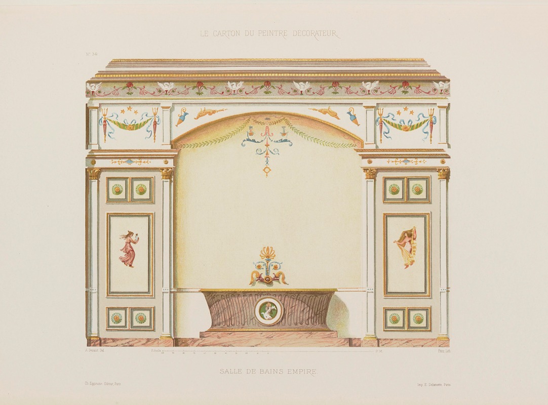 A. Desaint - Salle de bains Empire