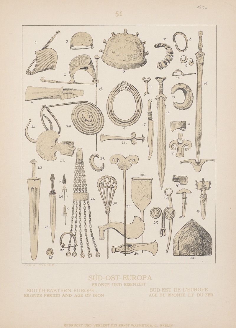Adolf Rosenberg - South Eastern Europe; Bronze period and age of Iron
