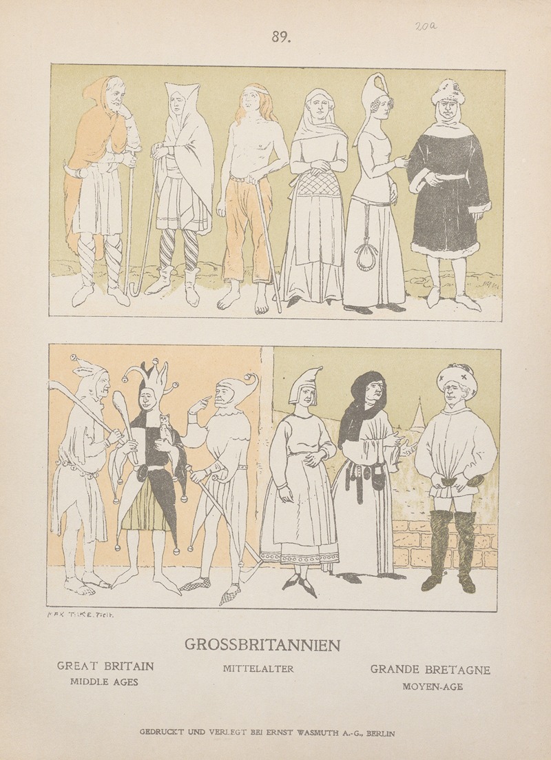 Adolf Rosenberg - Great Britain; Middle ages